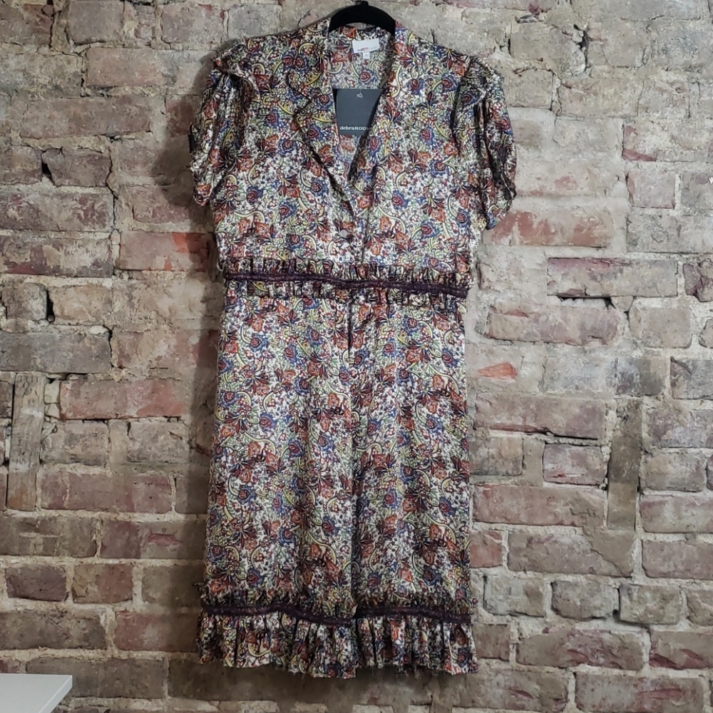 Debra Rodman ladies dress. Size 10 NWT silk.